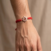 Premium Swastik 925 Sterling Silver Rakhi for Brother